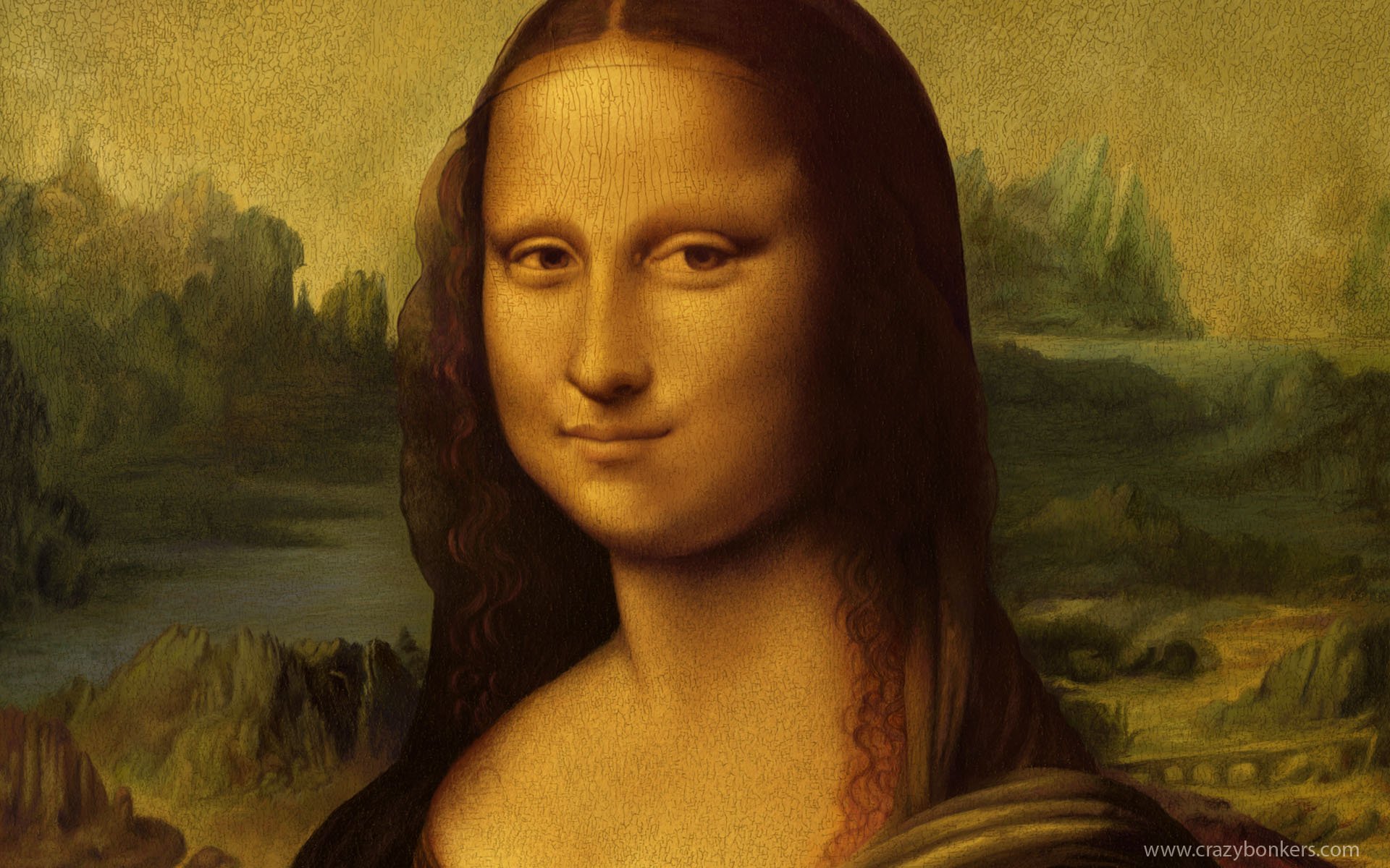 wallpaper mona lisa