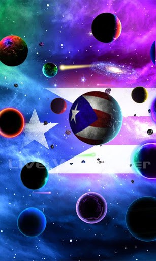 Bigger Puerto Rico Flag Plas For Android Screenshot