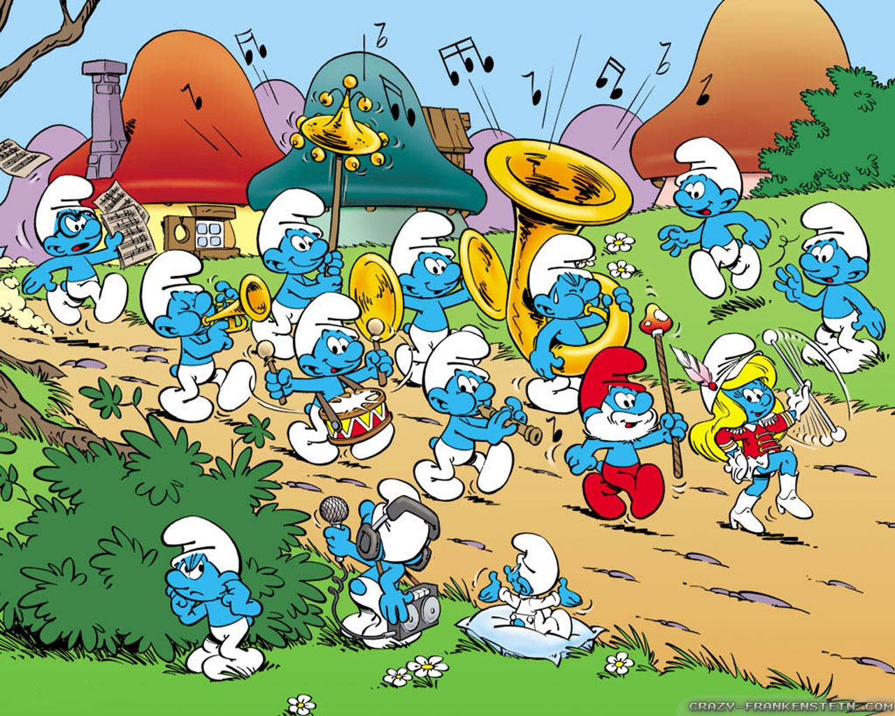 The Smurfs Wallpaper Cartoon