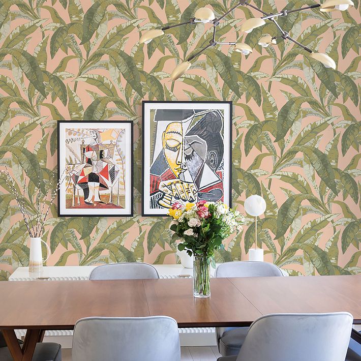 Banana Leaf Peel Stick Wallpaper O