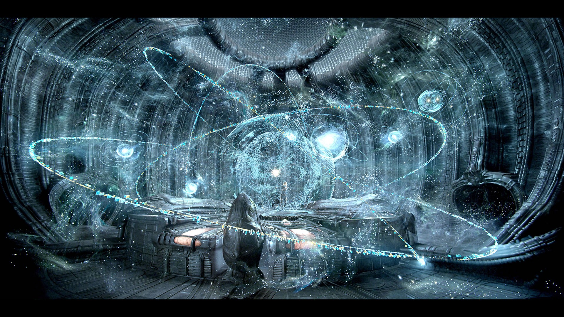 Alien Black Background Ridley Scott H R Giger Wallpaper