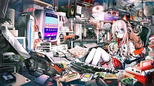 50+ Anime Gamer Girl Wallpaper on WallpaperSafari