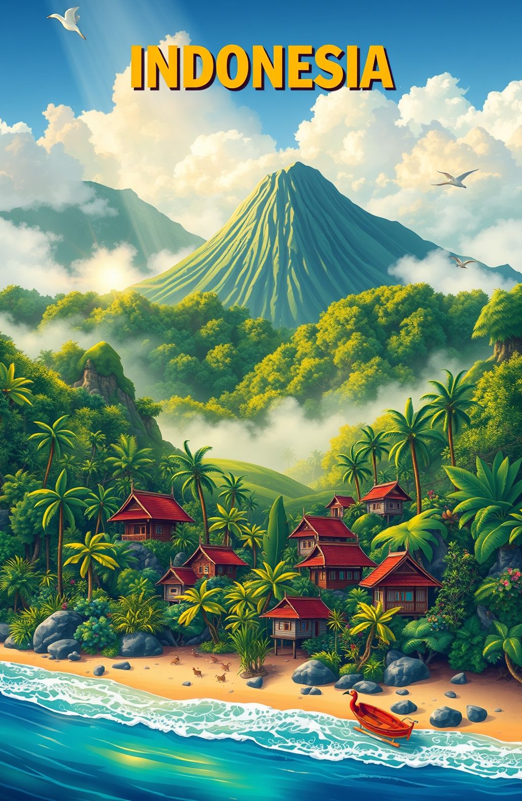 Wallpaper Peta Indonesia