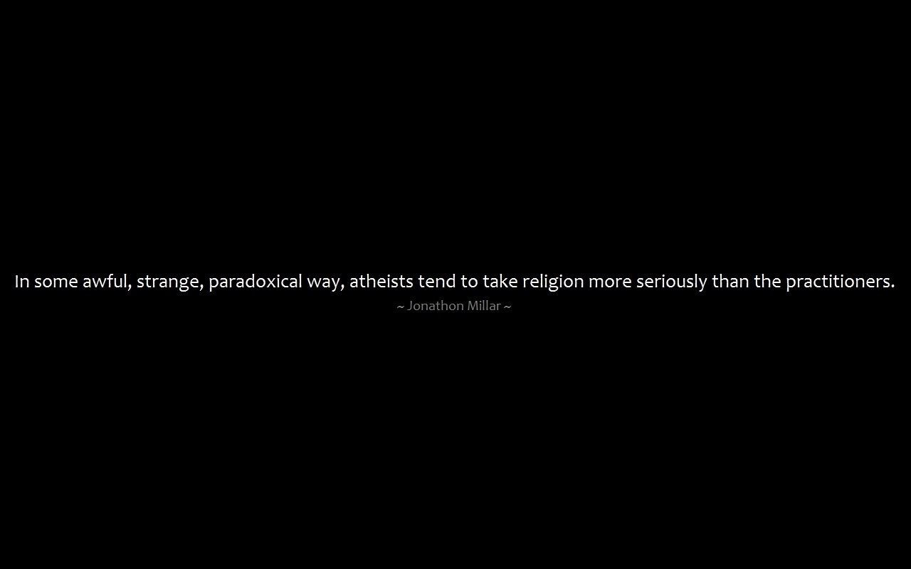 Paradoxical Atheism Wallpaper