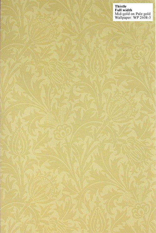 William Morris Reproduction Wallpaper Thistle Designed By Jh Dearle