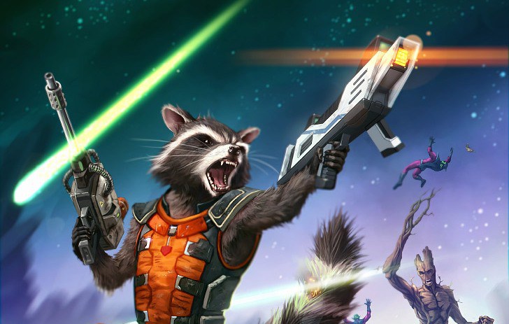Rocket Raccoon And Groot Fan Art