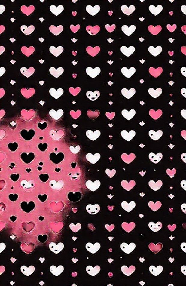 Cute Black And Pink Wallpaper