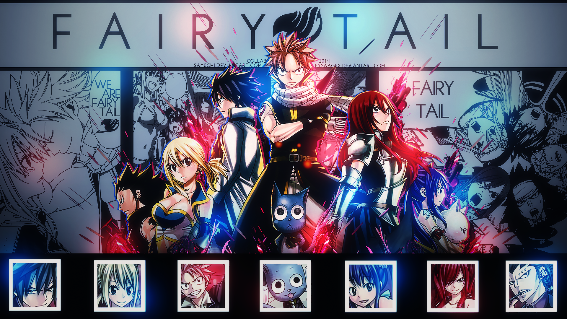Epic Fairy Tail HD Wallpaper Featuring Your Favorite Heroes