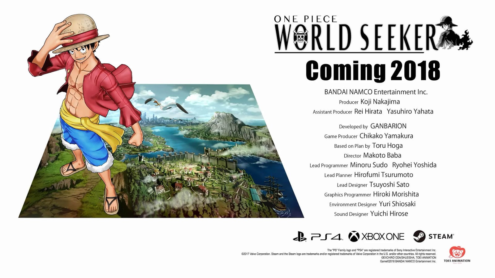 One Piece World Seeker Announcement Trailer Gameslaught