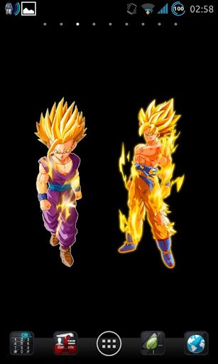 Aumentar Captura De Pantalla Goku Gohan Fan Fondo Animado Para