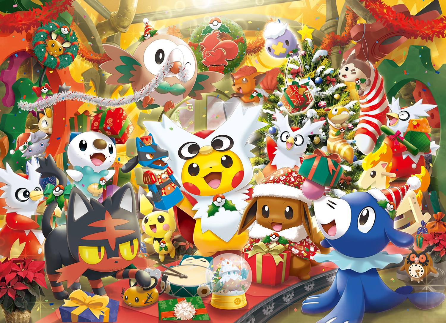 This Ridiculously Perfect Pokemon Christmas Wallpaper