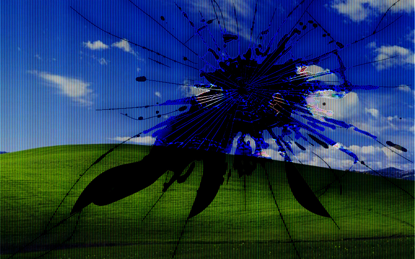 Bliss Broken Wallpaper 1440x900 Bliss Broken Screen