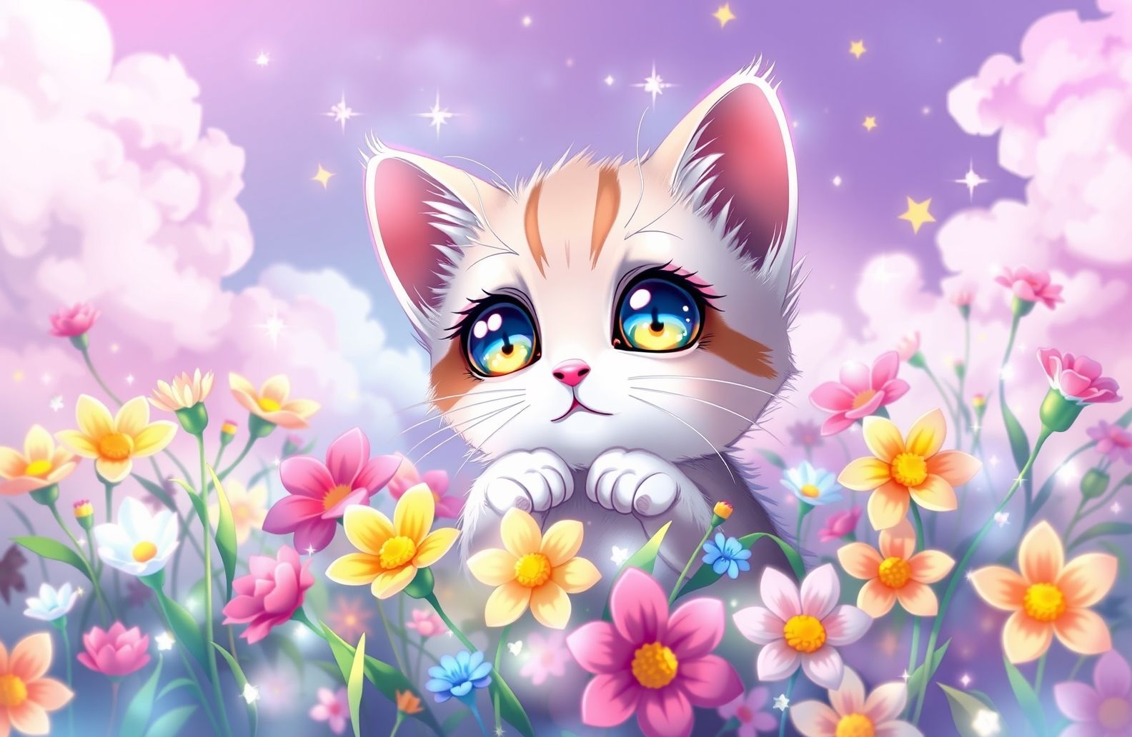 Anime Cat Wallpaper