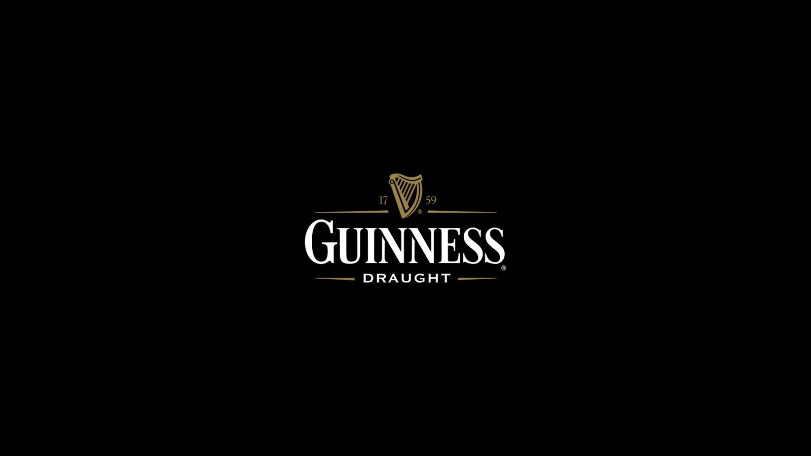 Beer Guinness Draught Logo HD