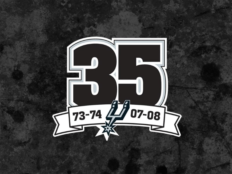 Logo San Antonio Spurs 35th Desktop