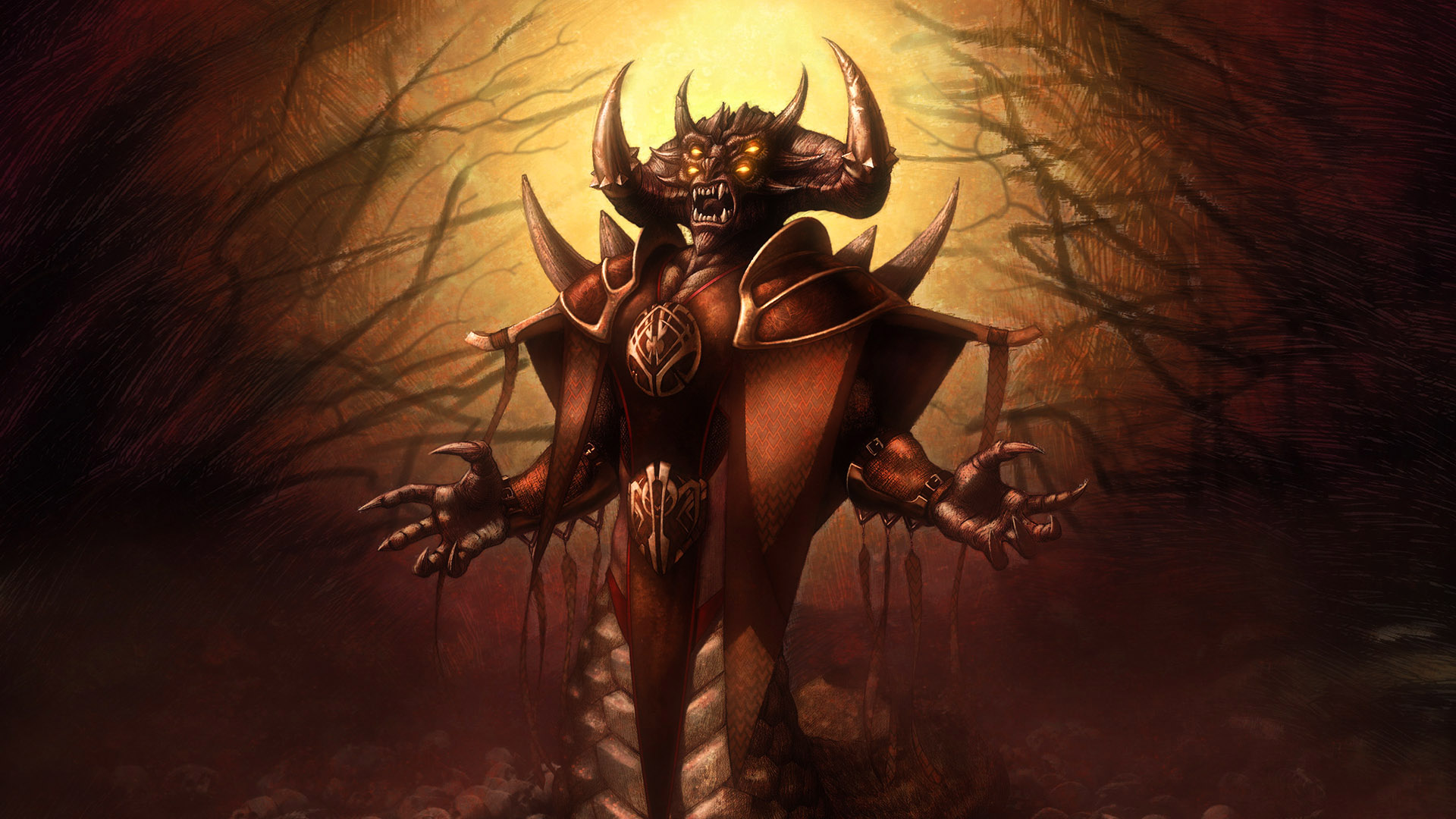 Demon Computer Wallpaper Desktop Background Id