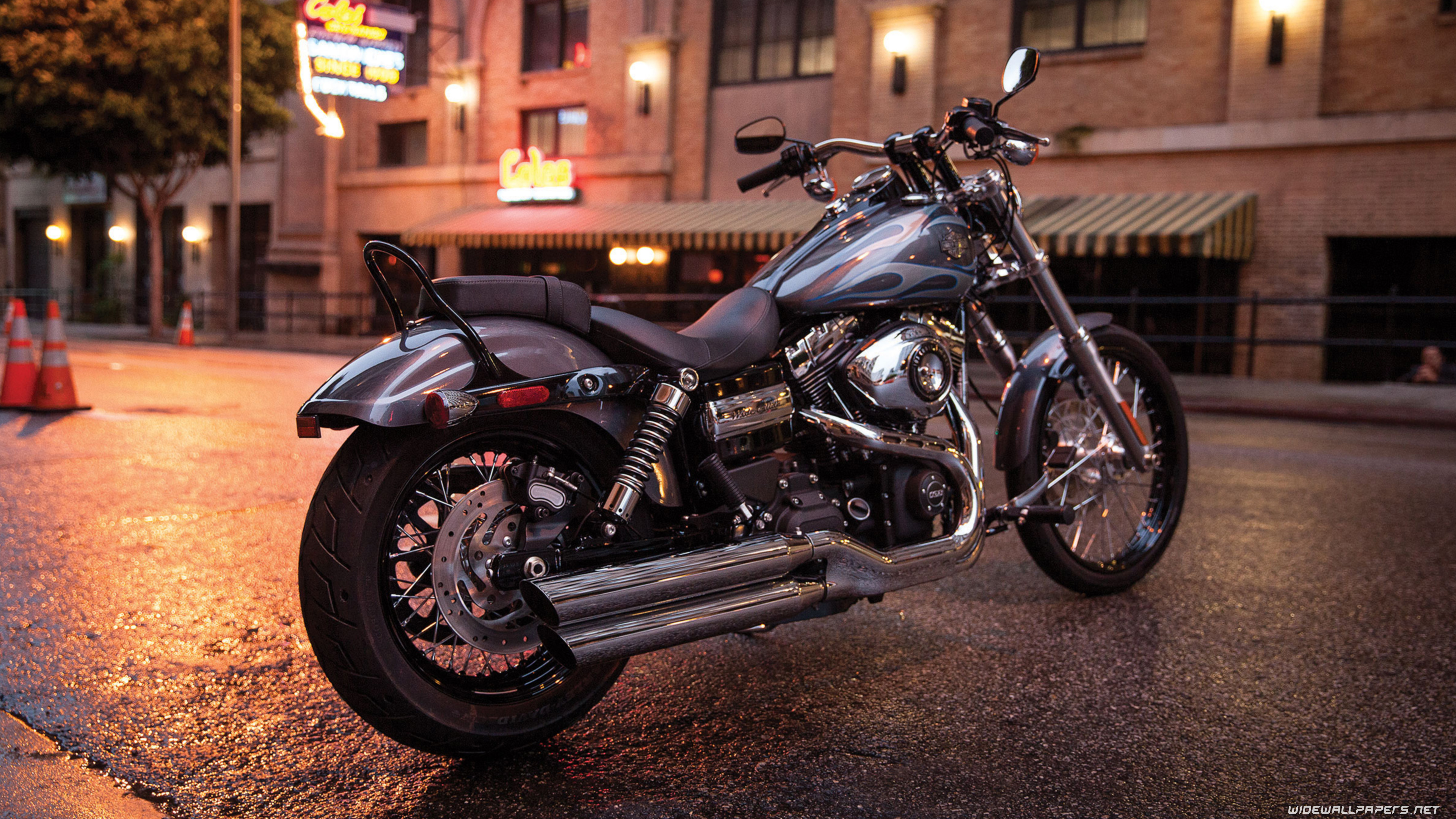 Harley Davidson Dyna Motorcycle Desktop Wallpaper 4k Ultra HD