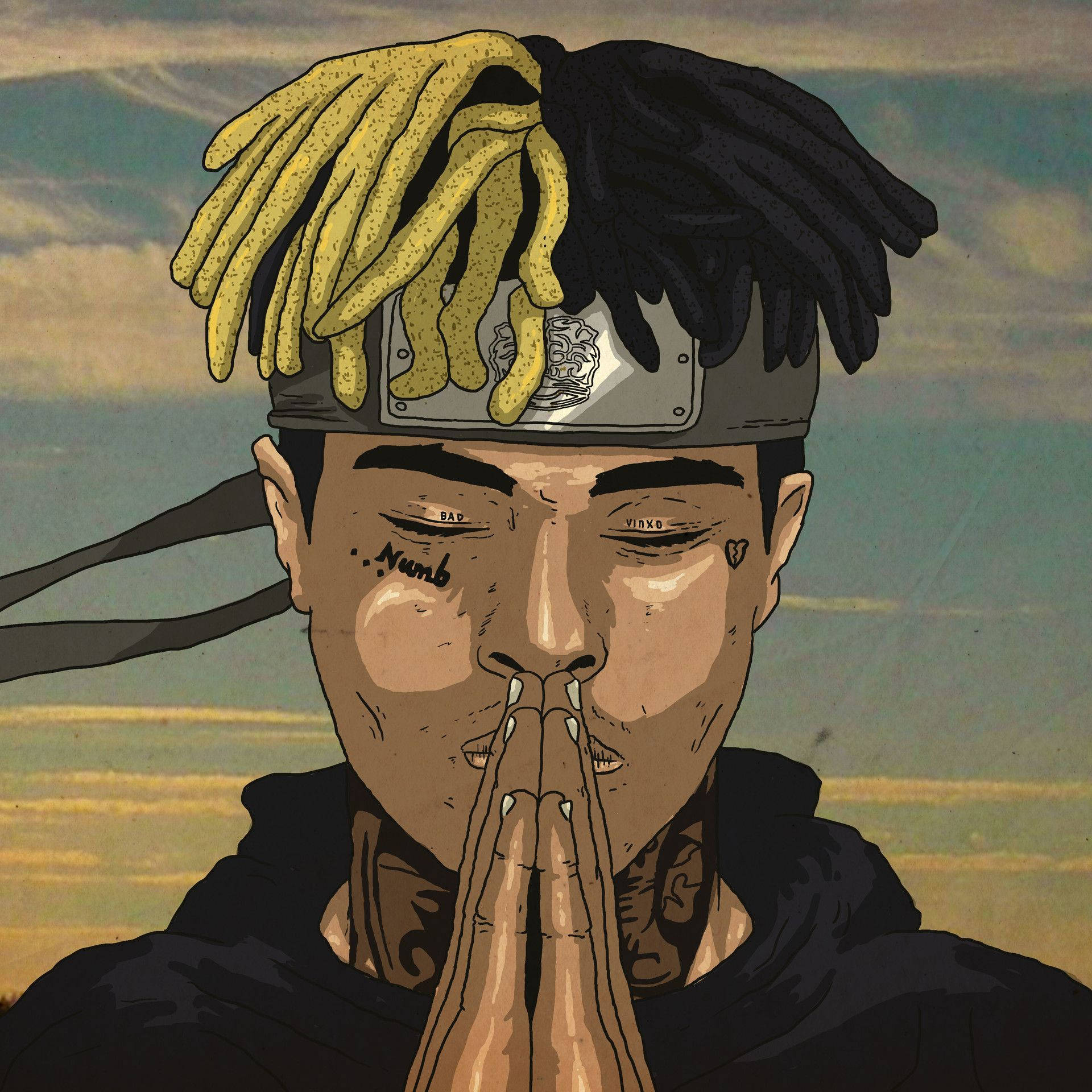 Xxxtentacion Anime Cartoon Wallpaper