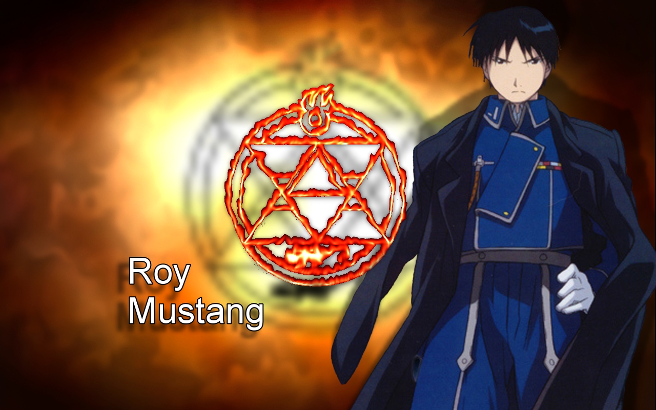 Roy Mustang Wallpaper With Flames By Heathenesque