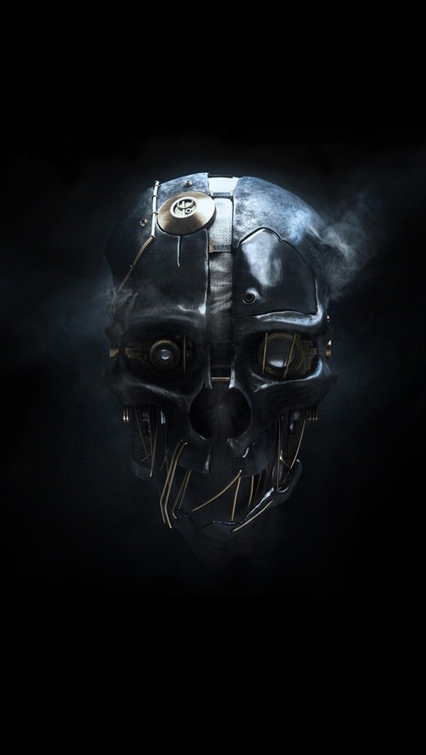 Dishonored Mask iPhone Wallpaper
