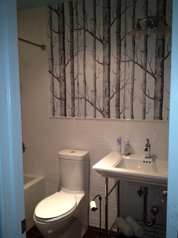 Cole And Sons Woods In My New Bathroom For The Home