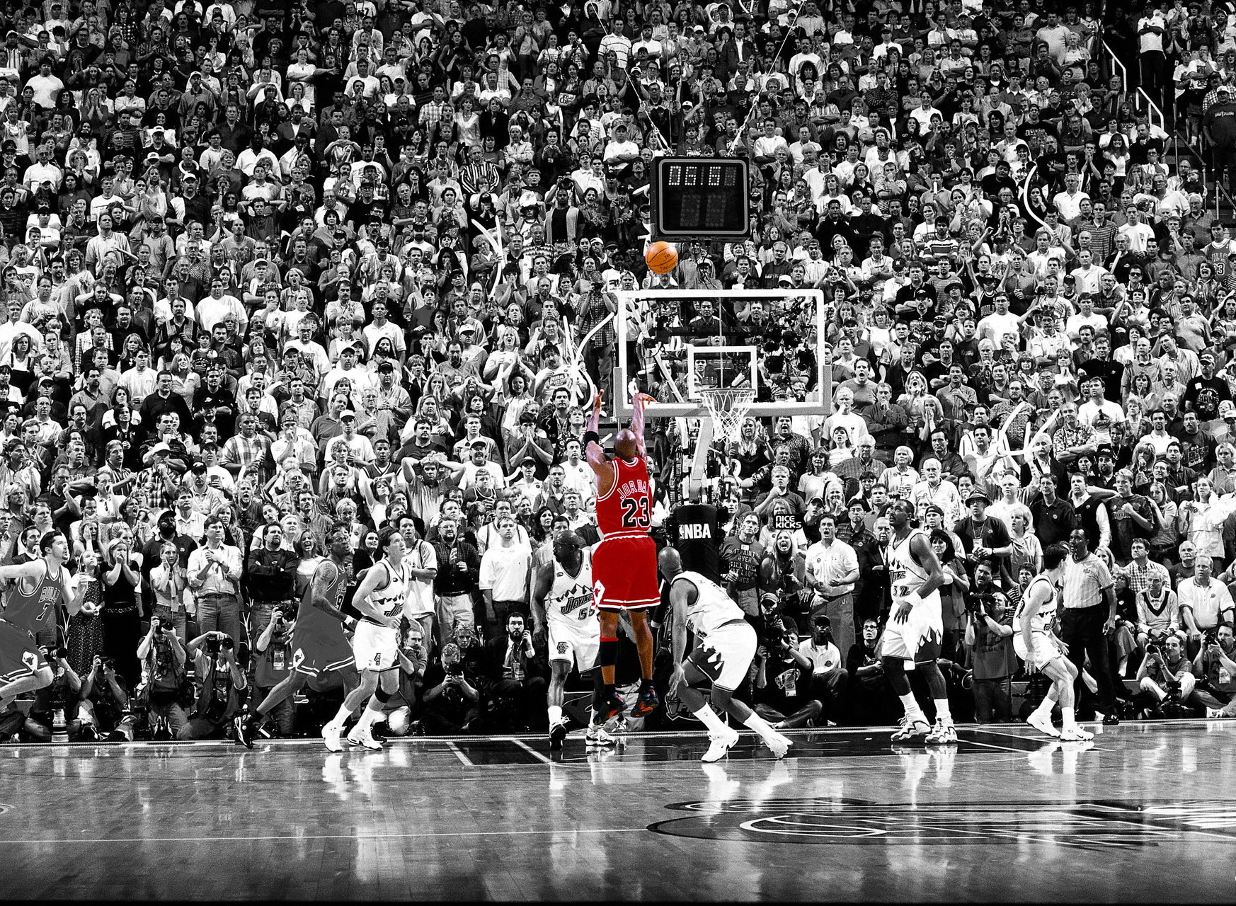 Michael Jordan Basketball Nba Chicago Bulls Wallpaper Background
