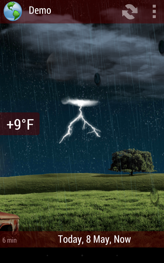 Animated Weather Widget Clock Android Apps On Google Play