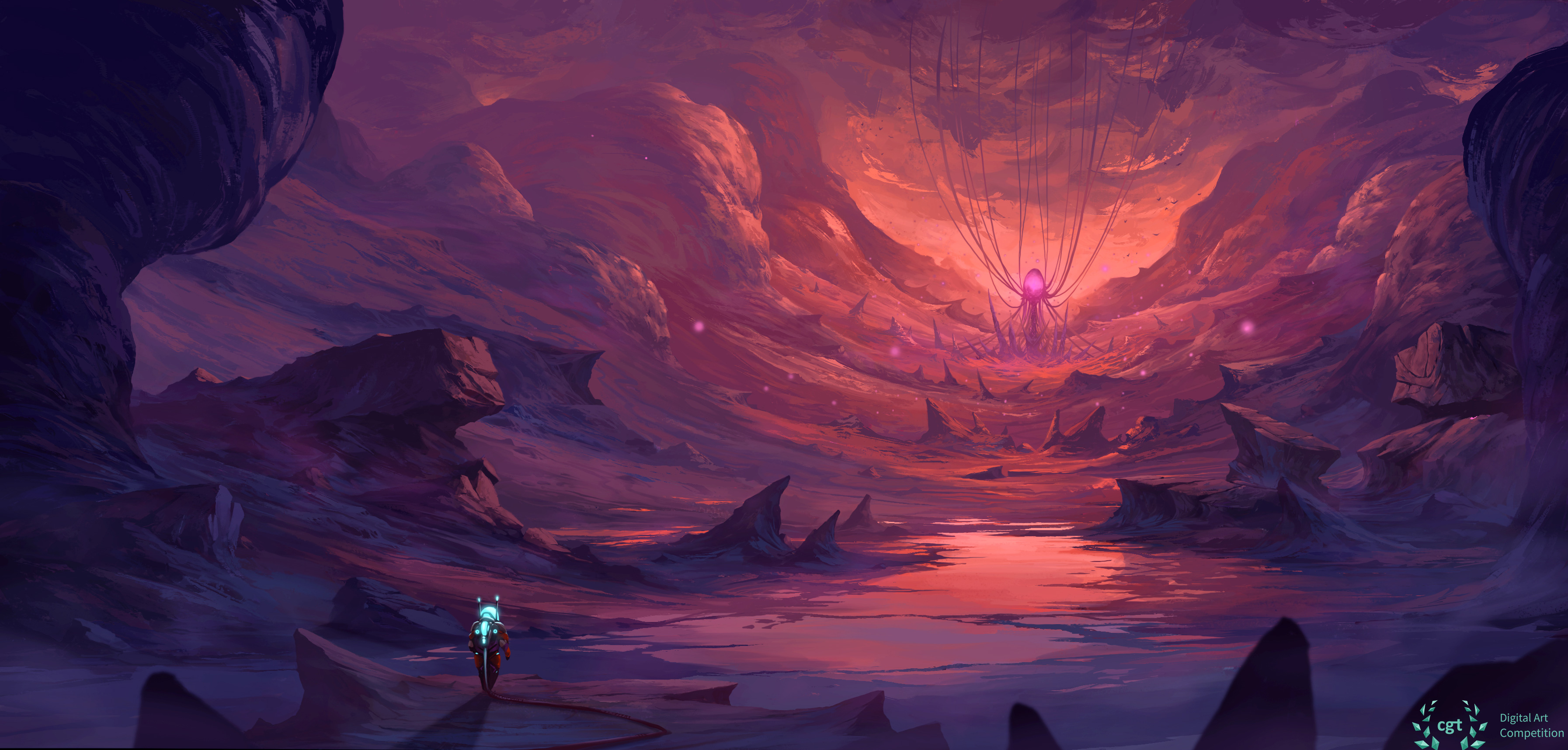 Dreamy Cave Digital Art Wallpaper HD Artist 4k