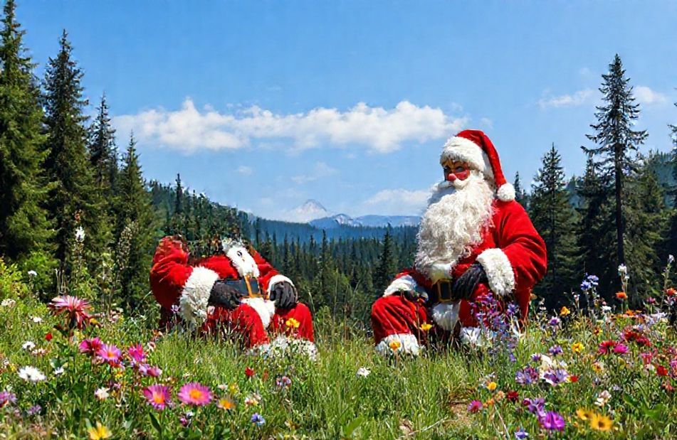 Santa Banta Nature Wallpaper