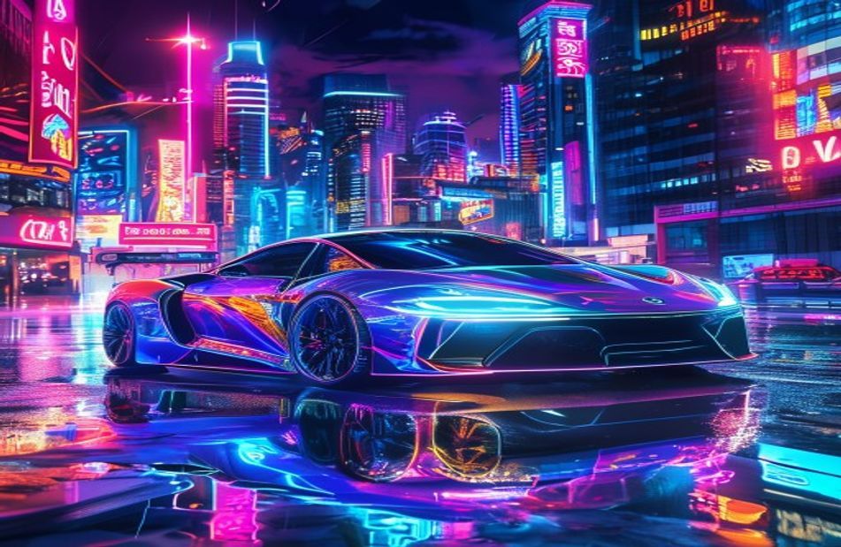 Neon Car Wallpaper