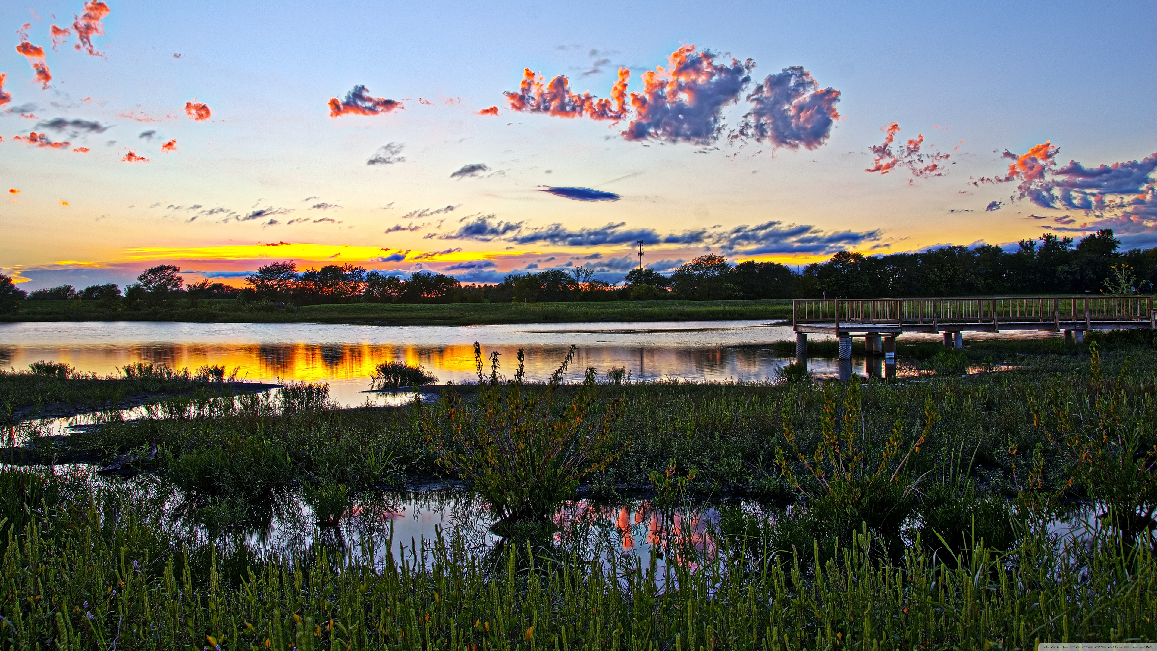Wetlands Lawrence Kansas 4k HD Desktop Wallpaper For Ultra