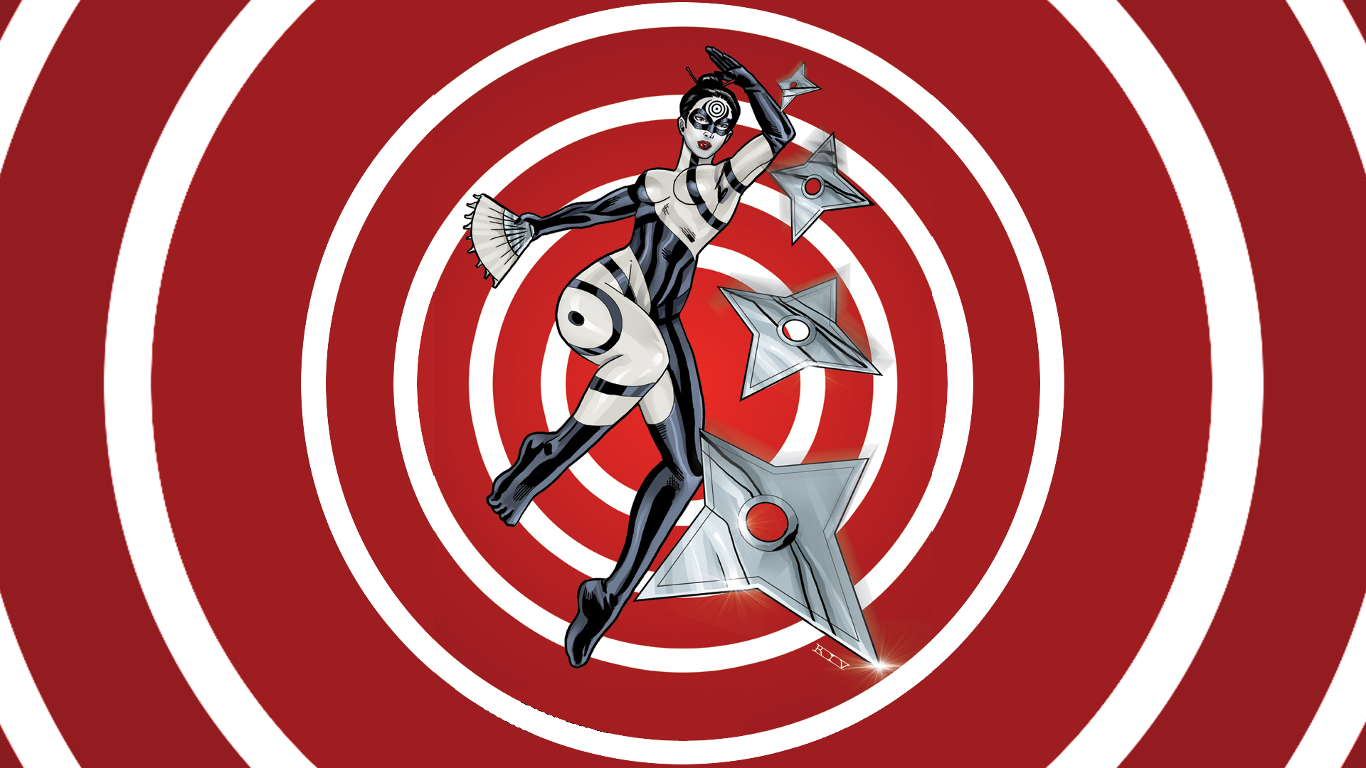 Lady Bullseye HD Wallpaper Background Image