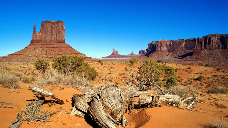 West Arizona Monument Valley Dunes Architecture Monuments HD Wallpaper