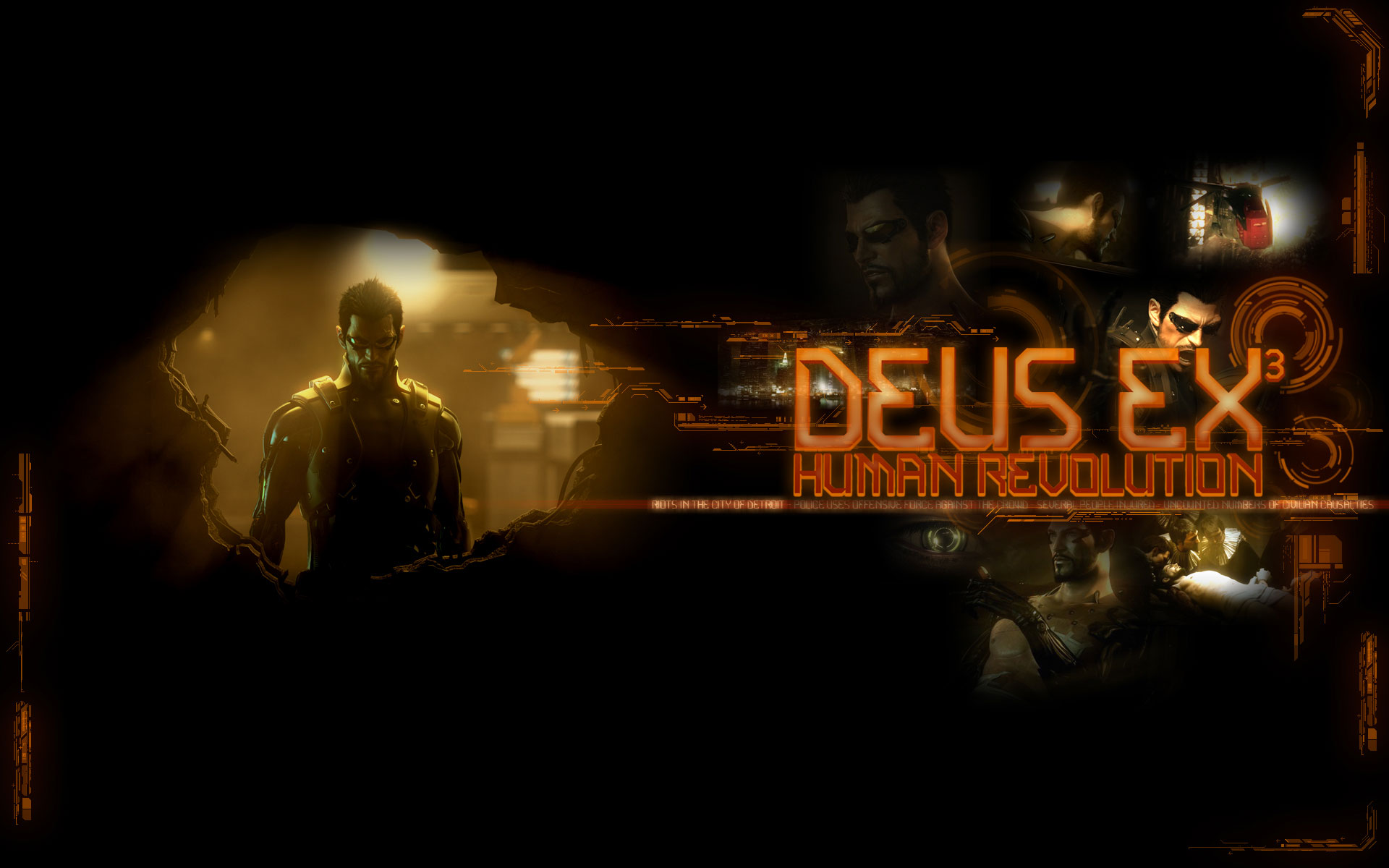 Deus Ex Human Revolution 720p Wallpaper HD