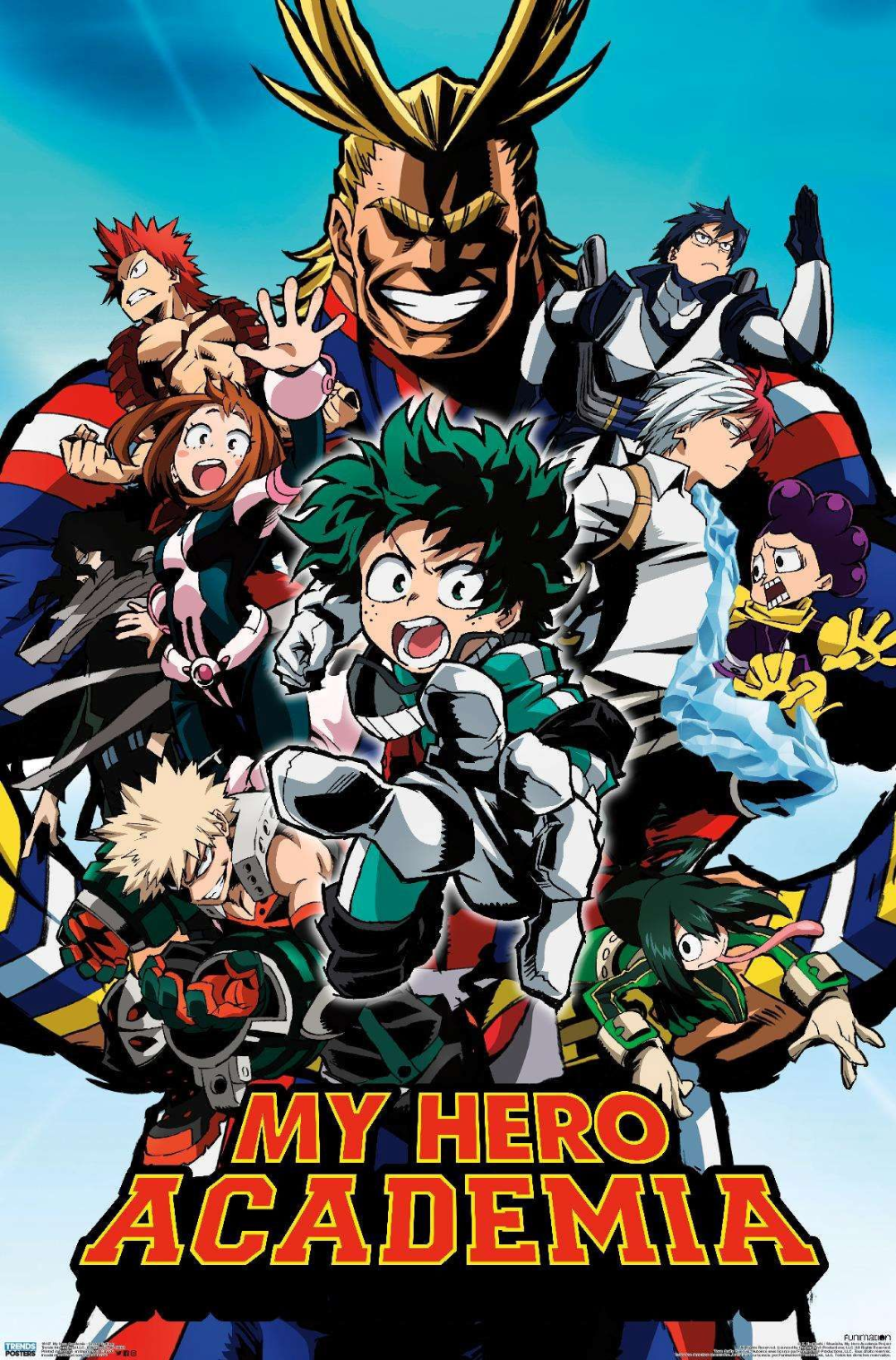 My Hero Academia Group Collage Anime Wallpaper iPhone