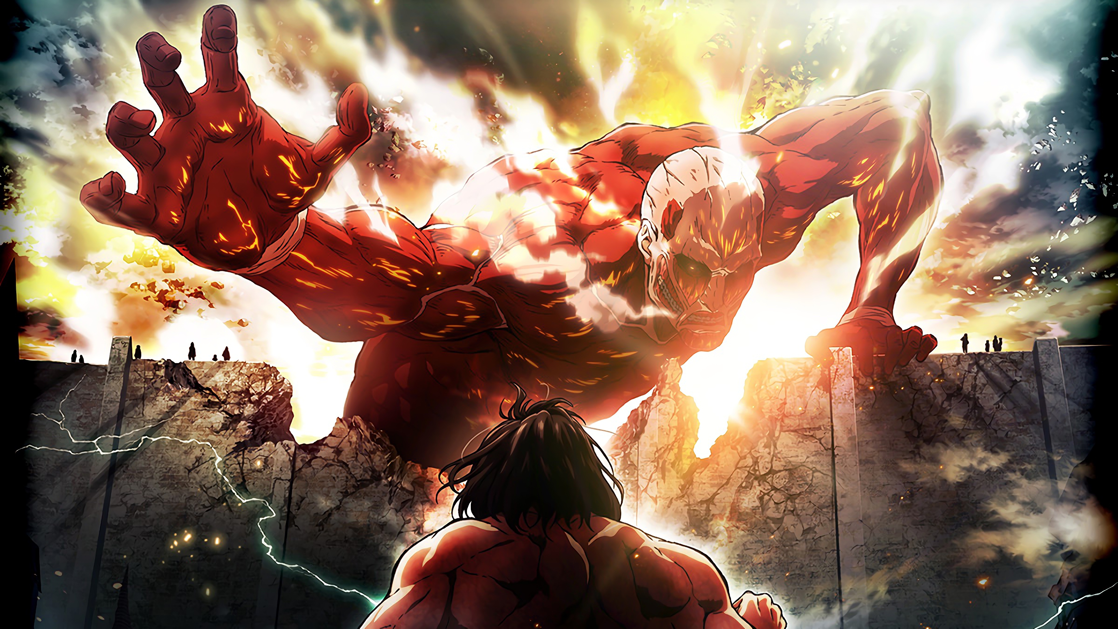 Colossal Titan Attack Titan Attack on Titan Shingeki no Kyojin 4K