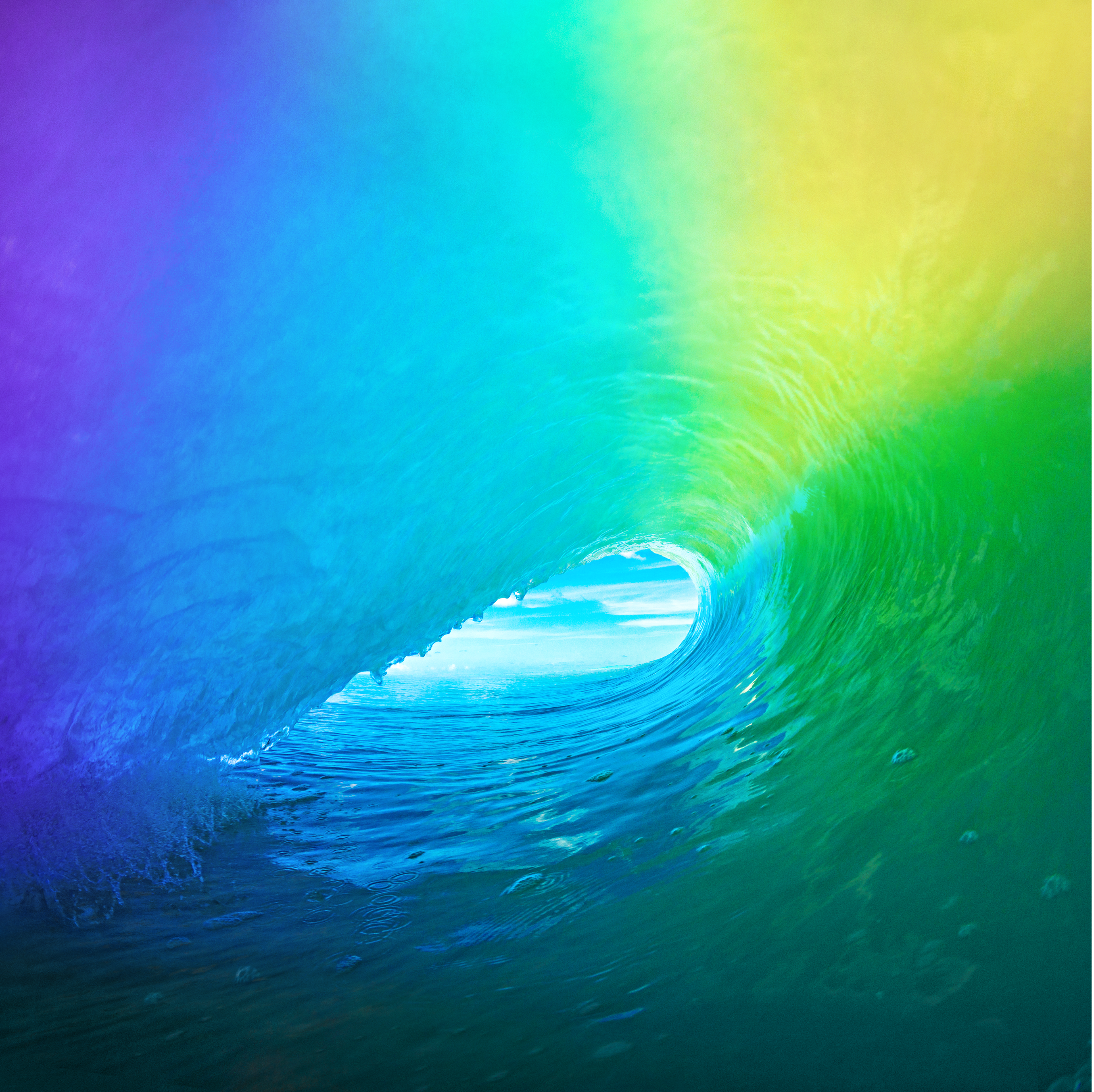 And Here Is Apple S Ios Color Wave Tunnel Wallpaper For iPhone
