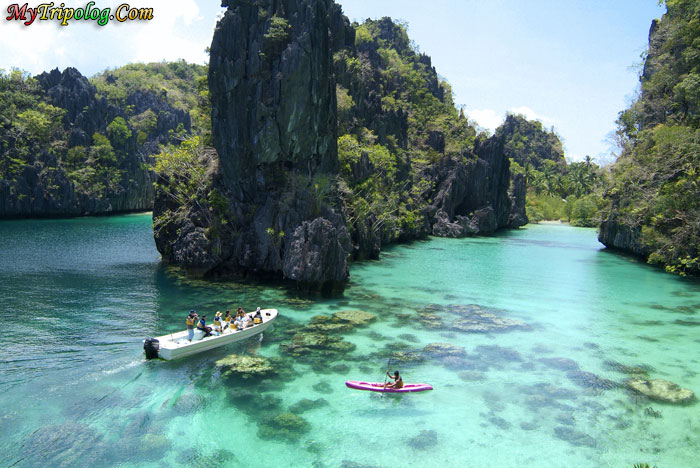 Philippines Palawan El Nido Activities Kayaking Big Lagoon Wallpaper