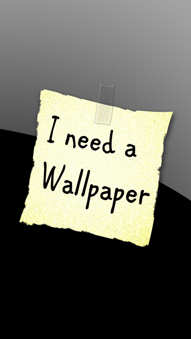 Need A Wallpaper Sticker iPhone