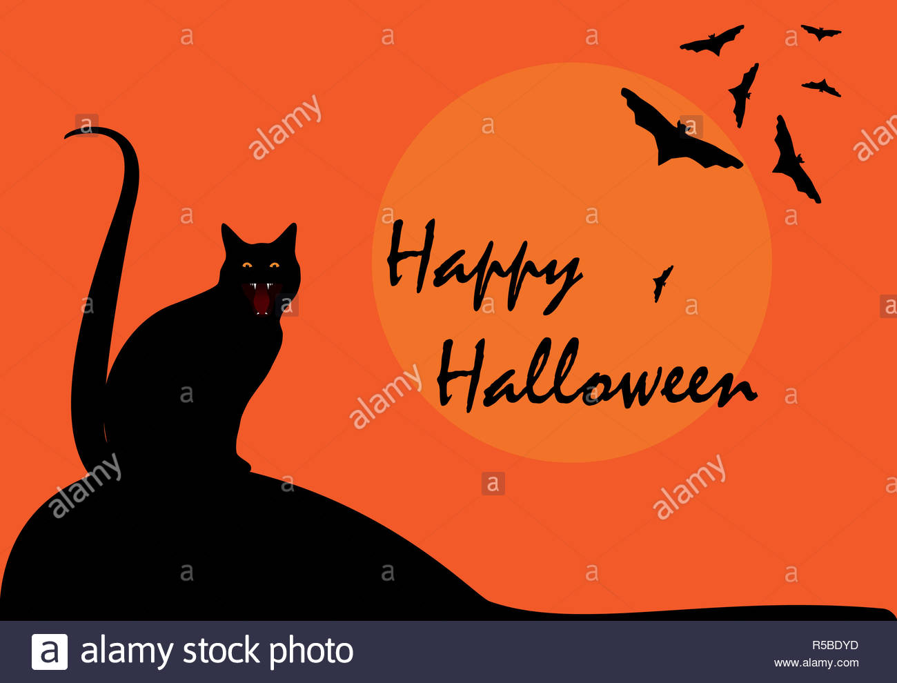 Happy Halloween Mystery Night Greeting Card Spooky