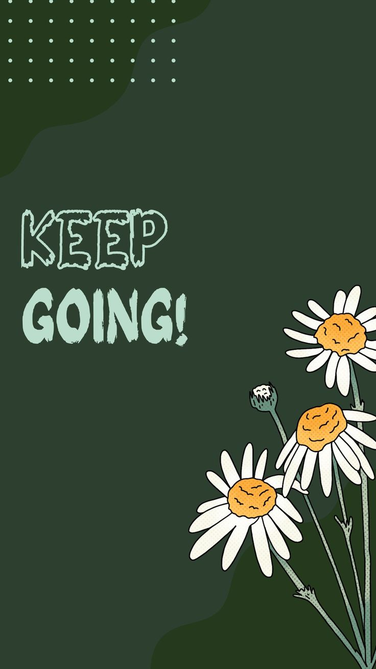 Green Daisy Wallpaper