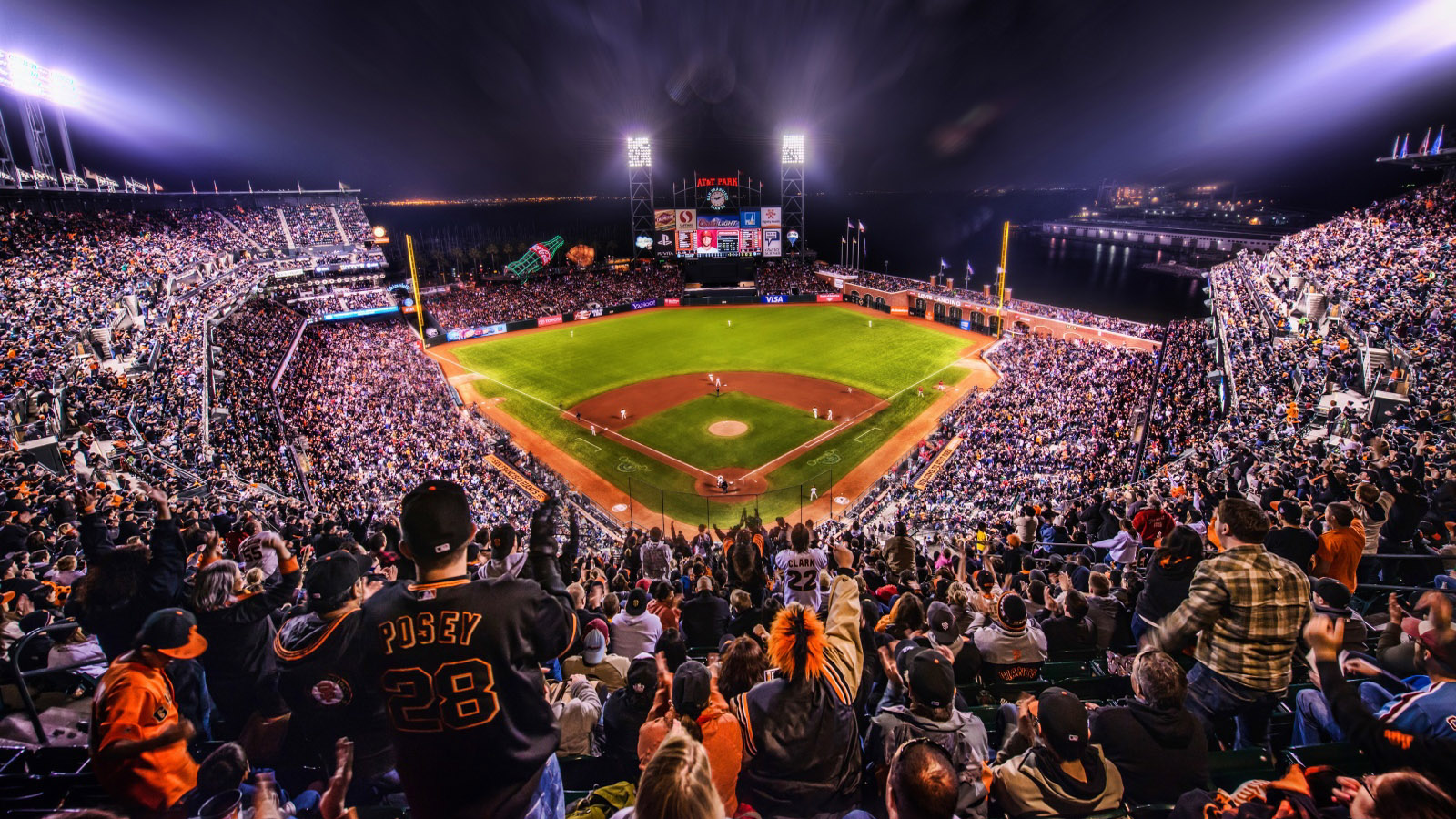 San Francisco Giants Baseball Arena Wonderful Atmosphere HD Desktop