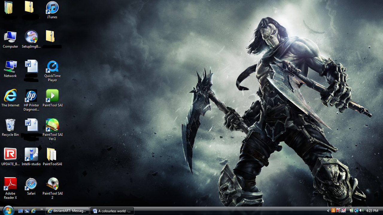Lol My Desktop Background Xd By Gaarasninjagirl