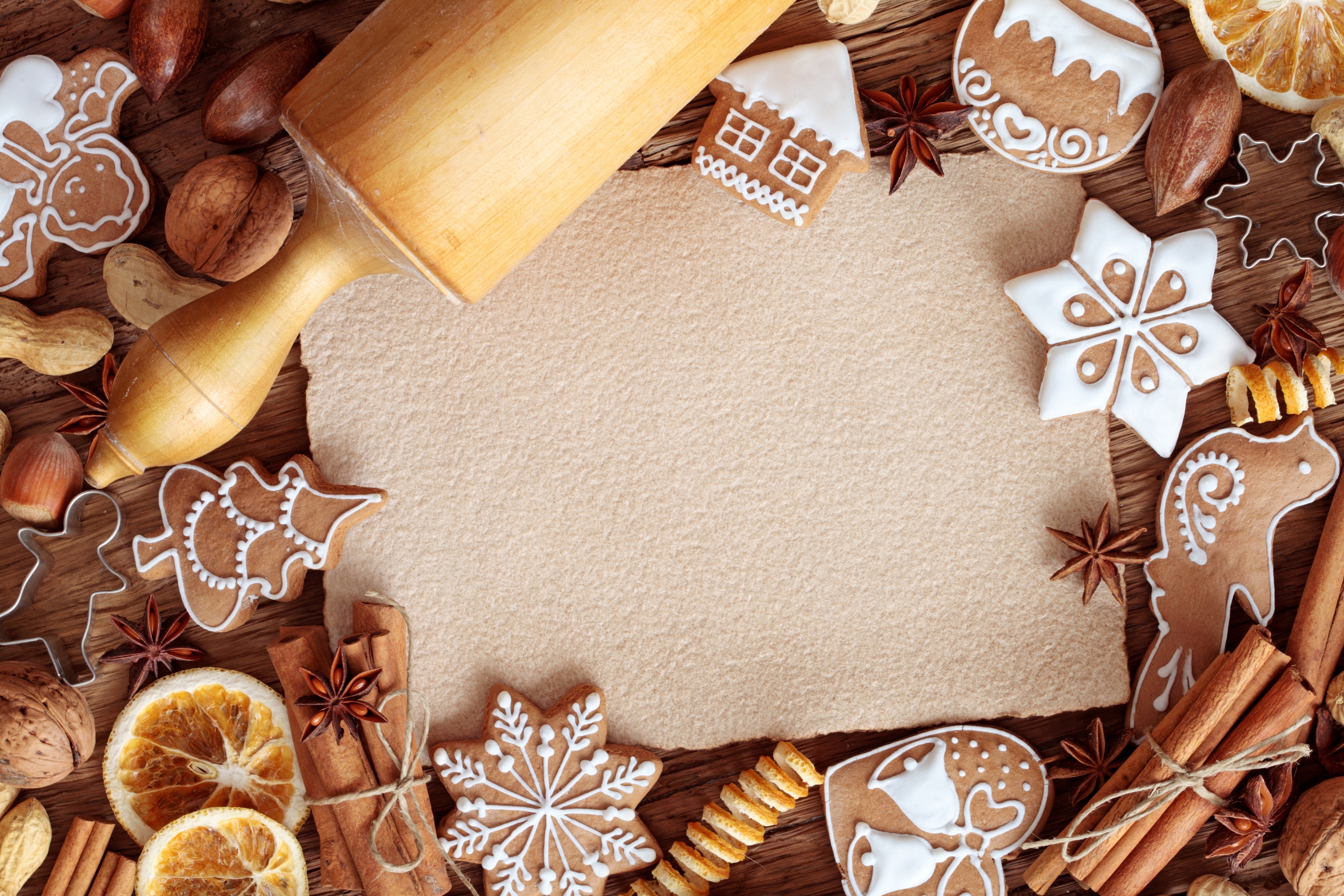 Preparation Of Christmas Cookies Wallpaper And Image