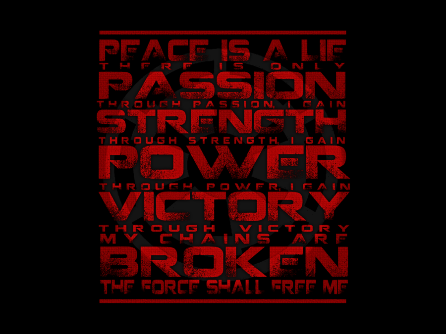 Star Wars Wallpapers with Sith Code The Art Mad Wallpapers 900x675