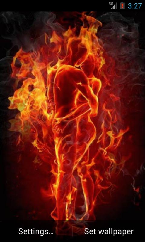 Passion On Fire Live Wallpaper Amazon It App Shop Per Android