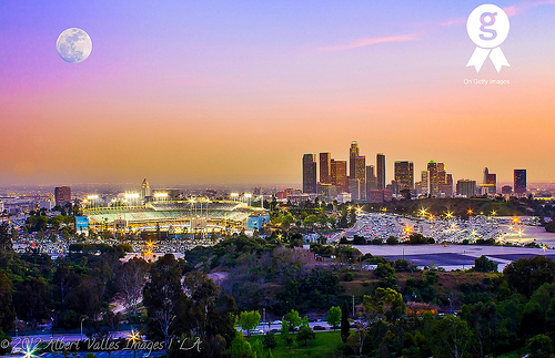 Dodger Stadium And Downtown Los Angeles A Gallery On
