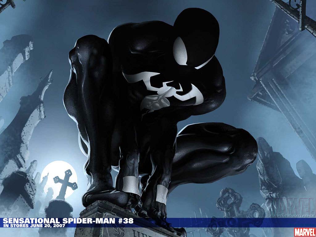 Sneak Peek Bowen Designs Symbiote Black Spider Man Action Statue