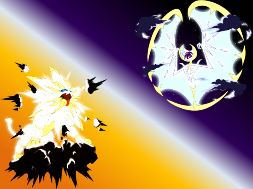 Pokemon Sun And Moon Solgaleo Lunala Wallpaper By