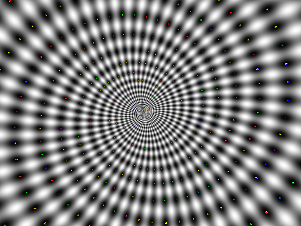 Hypnotic Spinning Spiral Optical Illusion Wallpaper S